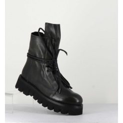 Wholesale Garrice Boots Rangers En Cuir Vert - Smile08 Bottle