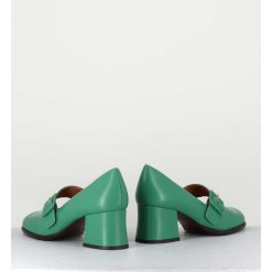 Online Garrice Babies Retro En Cuir Vert Petit Talon - Miko Green