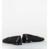 Hot Garrice Ballerines Minimalistes En Cuir Souple Noir - Paola Black Nappa