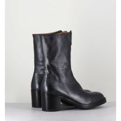 Wholesale Garrice Boots En Cuir Metallise Anthracite A Zip - 888 Nappa Fucile