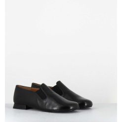 New Garrice Chaussures Minimalistes En Cuir Souple Noir - Lopez Black Napa