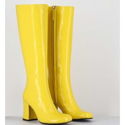 Best Garrice Bottes 60S En Cuir Souple Jaune - Ah2983 Verlux Giallo