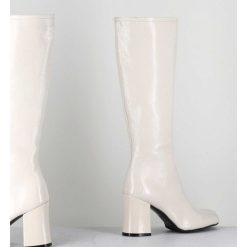 Hot Garrice Bottes 60S En Cuir Naplak Blanc - Ah2983 Finish Milk