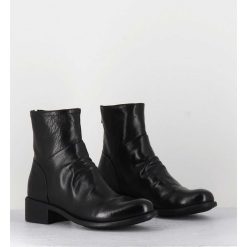 Best Garrice Bottines En Cuir Noir - Lison Caou 045 Nero