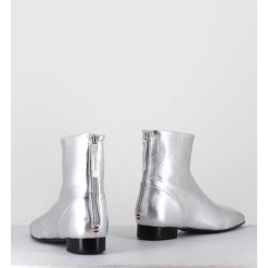 Wholesale Garrice Boots Plates 60S En Cuir Argent - Pam26 Met Argento