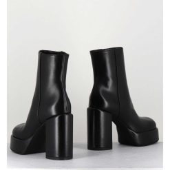 Online Garrice Boots 70S En Cuir Noir - Aiko Nappa Nero