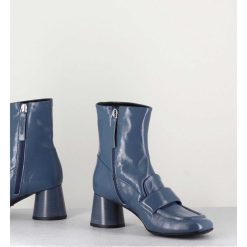 Best Garrice Boots Mocassins En Cuir Bleu Gris - Dani05 Grisaglia