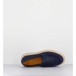 Wholesale Garrice Mocassins Legers En Cuir Bleu Marine - S146 Cloud Blue