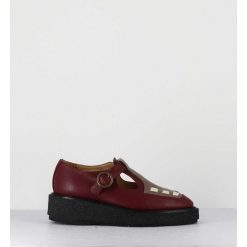 Best Garrice Creppers Mary-Jane En Cuir Bordeaux - Doublet Cowhide