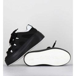 Hot Garrice Sneakers En Cuir Noir & Blanc Y2K - 1D7366D Nabuck Black