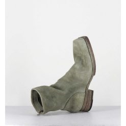 Wholesale Garrice Boots Ligne Avant-Garde En Daim Lave Kaki - 51798 Verde Washed