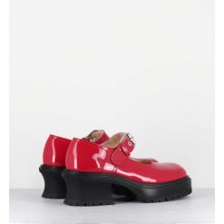 Wholesale Garrice Babies En Cuir Vernis Rouge 90S - Caro Bebe Cerise