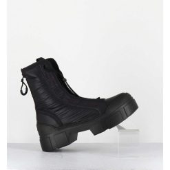 Wholesale Garrice Boots En Nylon Satine Noir & Elastique Reglable - 1D7300D Padington Wire