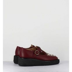 Best Garrice Creppers Mary-Jane En Cuir Bordeaux - Doublet Cowhide