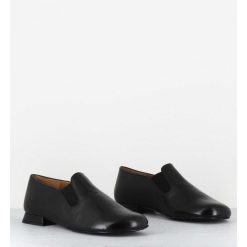 New Garrice Chaussures Minimalistes En Cuir Souple Noir - Lopez Black Napa