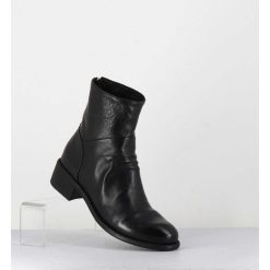 Best Garrice Bottines En Cuir Noir - Lison Caou 045 Nero