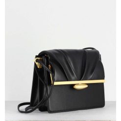 Clearance Garrice Pebble Middle Bag Black