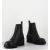 Hot Garrice Boots Chelsea En Cuir Noir & Semelle Micro - Bradi Calf Nero