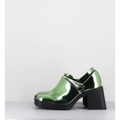 Online Garrice 90S Mary-Jane Miroir Vert - Kim Metallic Green