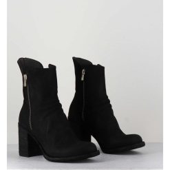 Hot Garrice Bottines En Cuir Huile Noir - Vernon 045 Nero