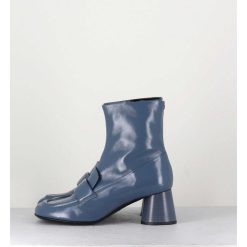 Best Garrice Boots Mocassins En Cuir Bleu Gris - Dani05 Grisaglia