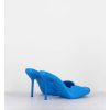 New Garrice Mules Barbie En Gomme Bleu & Talon Stiletto - Ida Blue Sandals