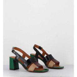 New Garrice Sandales En Cuir Multi Look 70S - Lyza Ferrari Cuero