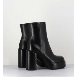 Online Garrice Boots 70S En Cuir Noir - Aiko Nappa Nero