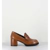 Online Garrice Mocassins En Cuir Camel - Ah500 Brandy