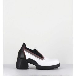 New Garrice 90S Futuristic Shoes Cuir Blanc & Lycra - Kuda White Boots