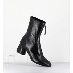 Best Garrice Boots 60S En Cuir Brillant Noir - Caren07 Glaze Nero