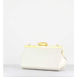 Wholesale Garrice Pebble Mini Bag White