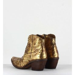 Wholesale Garrice Boots Santiags En Python Dore - 3662C Pitone Oro