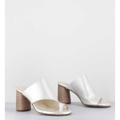 Online Garrice Mules A Talon Entre-Doigts Naplak Blanc - Maya01 Magma Ivory