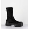 Wholesale Garrice Boots En Nylon Satine Noir Semelle Sport En Gomme - 1D7306D Scully Black