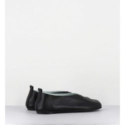 Best Garrice Ballerines Minimalistes En Cuir Souple Noir - Lester Cherie Nero