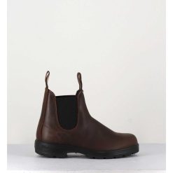 Wholesale Garrice Classic Chelsea Boots Cuir Mate Marron - 1609 Antique Brown