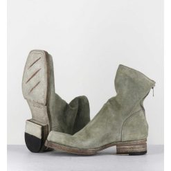 Wholesale Garrice Boots Ligne Avant-Garde En Daim Lave Kaki - 51798 Verde Washed