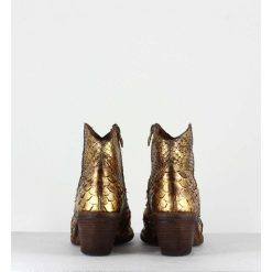 Wholesale Garrice Boots Santiags En Python Dore - 3662C Pitone Oro