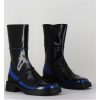 Best Garrice Boots Noir & Bleu Bout Carre 90S - Edahlia Blu Boots