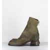 Best Garrice Boots Cuir Gras Kaki Hand Washed - 51759 Peluche Crust