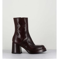 Clearance Garrice Boots 70S En Cuir Marron - Archi Moro