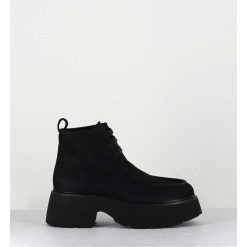 Online Garrice Chaussures A Lacets En Nubuck Noir - A78Np Nabuck Nero