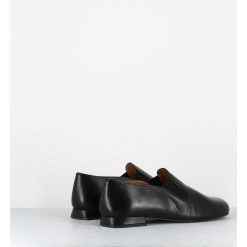 New Garrice Chaussures Minimalistes En Cuir Souple Noir - Lopez Black Napa