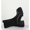 Online Garrice Boots A Elastique En Cuir Noir Track Sole - M6347 Gaucho Nero