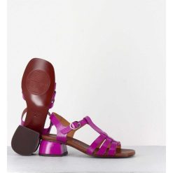 Online Garrice Sandales En Cuir Naplak Souple Multi-Brides Magenta - Qui-Quaca44 Ferrari Purple