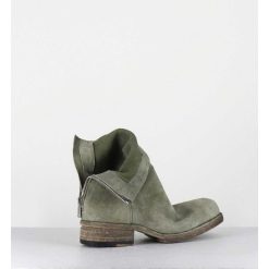 Wholesale Garrice Boots Ligne Avant-Garde En Daim Lave Kaki - 51798 Verde Washed