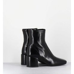 Wholesale Garrice Boots 70S En Cuir Souple Noir - Cecil13 Glaze Nero