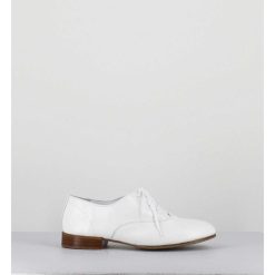 Wholesale Garrice Derbies Minimalistes En Cuir Souple Blanc - Stja Cow White