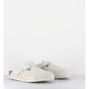 Online Garrice Sabot Boston Suede Antique White